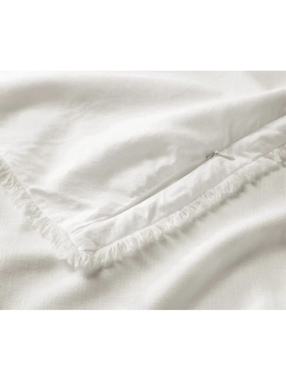 Casaluna Heavyweight Linen Duvet Queen light cream ivory quilt blanket New